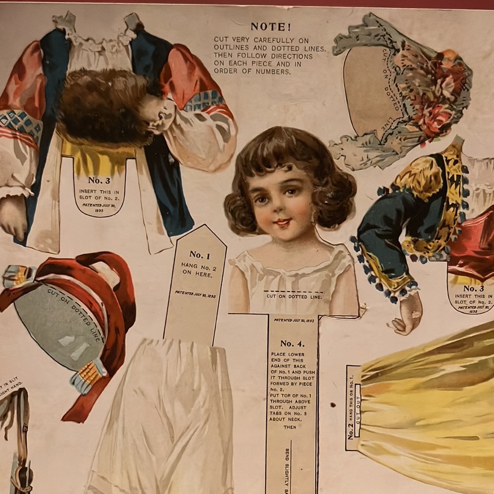 Antique Paper doll